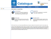 Tablet Screenshot of biblio-archive.unog.ch